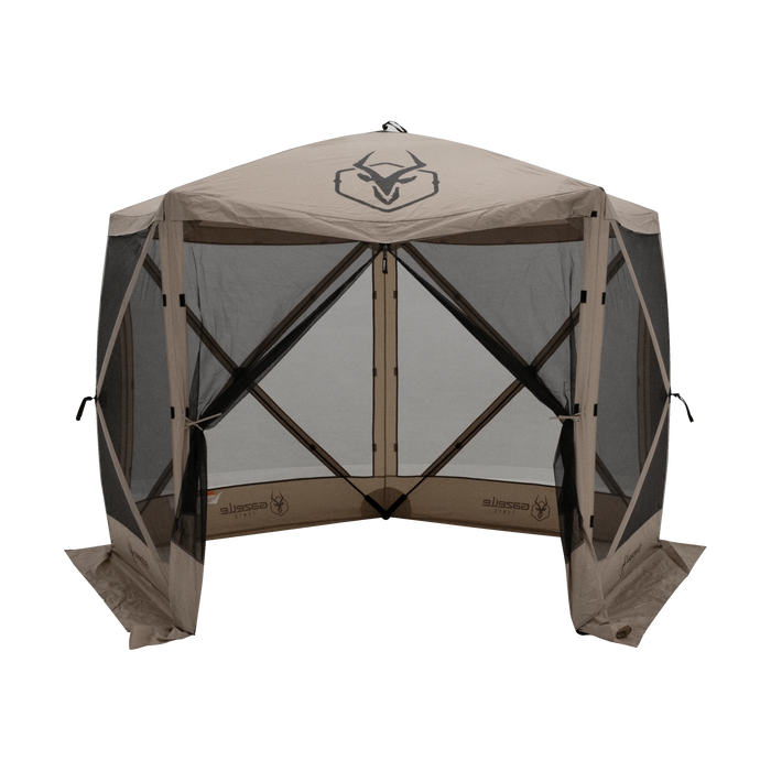 Gazelle G5 Pop-Up Portable 5-Sided Gazebo Screen Tent - Desert Sand