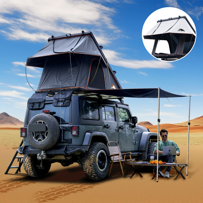 Adventurer Plus Rooftop Tent Hardshell with Side Awning