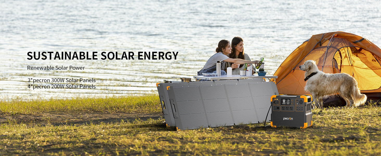 PECRON E2400LFP Portable Power Station 2400W 2048Wh